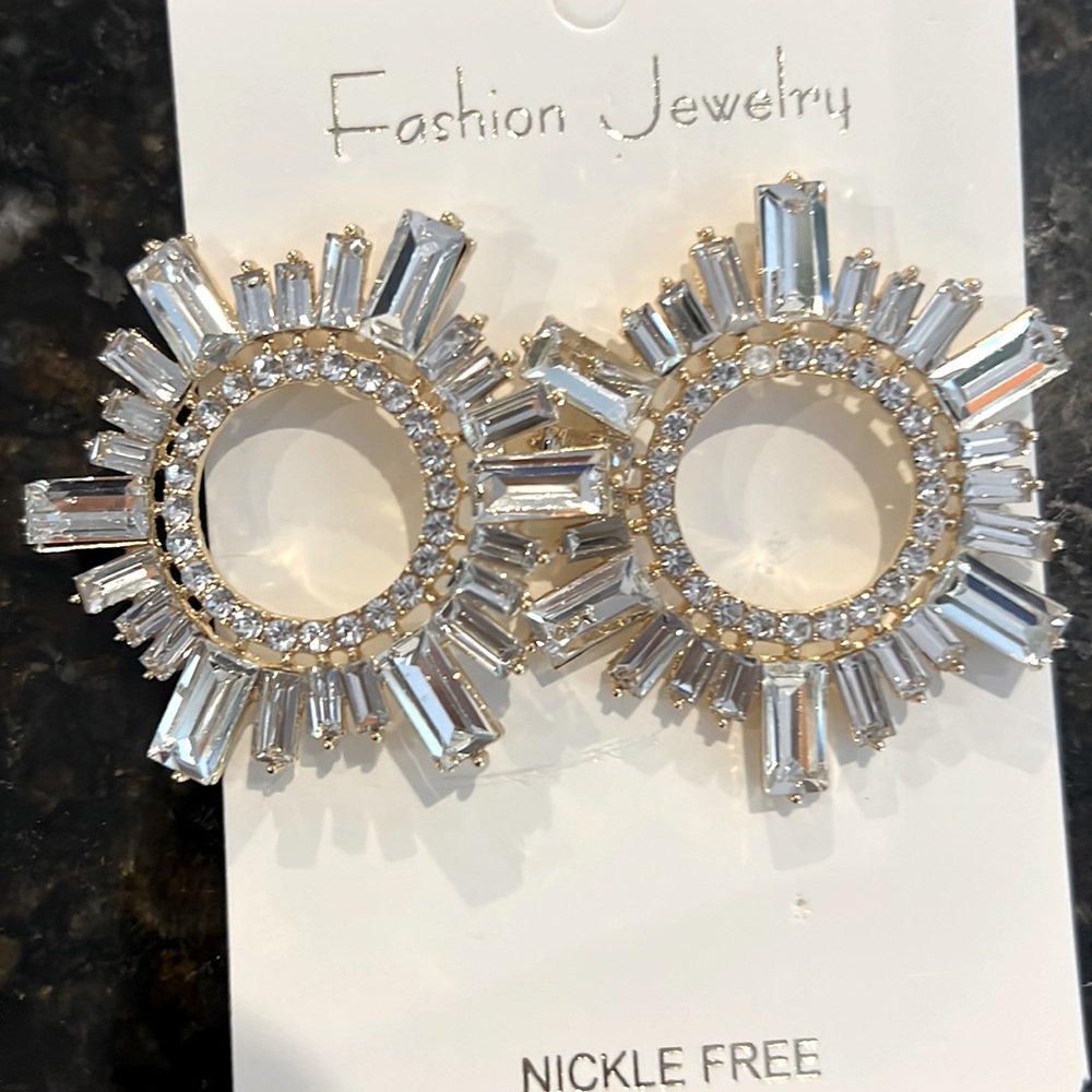 AMINA MUADDI MINI AS Seen on Kyle Richards inspired  crystal begum earrin…